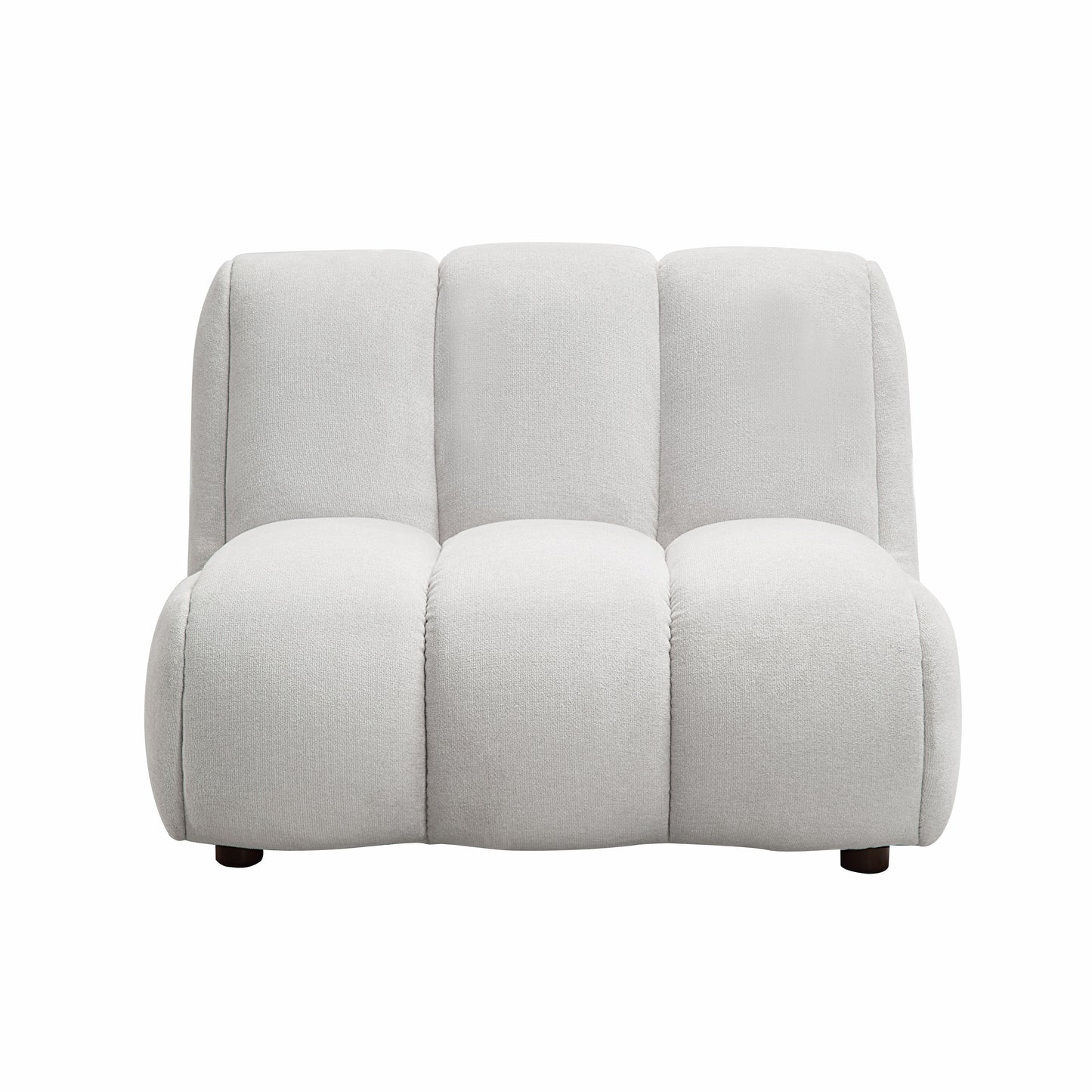 Manilla Ivory White Linen Sectional Sofa