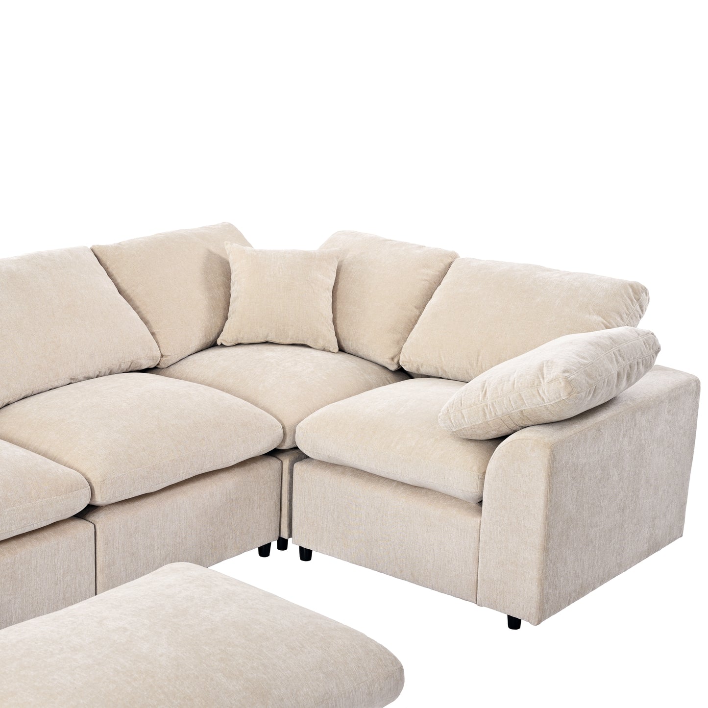 U-Style Oversized Modular Sectional Sofa
