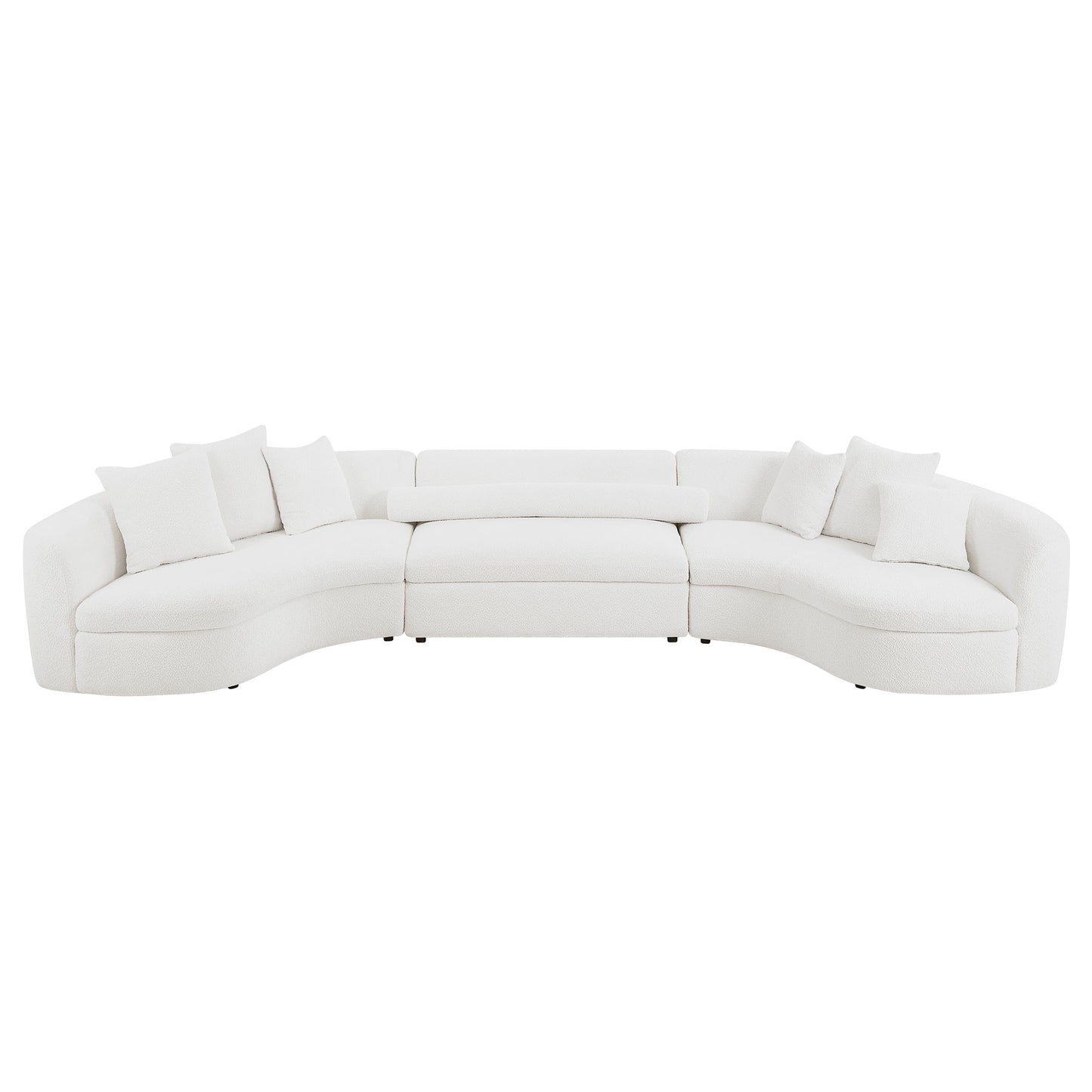 Oversized Modern 3-Piece Upholstered Sofa