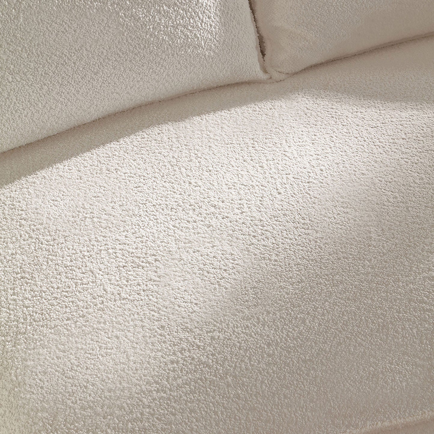 Luxury Bouclé Curved Cloud Sofa