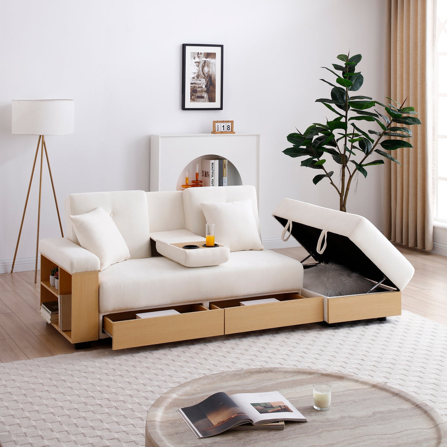 Multifunctional Convertible Sleeper Sofa