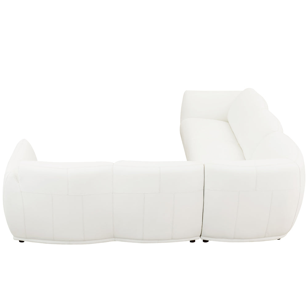 Moon Leather Sectional Sofa